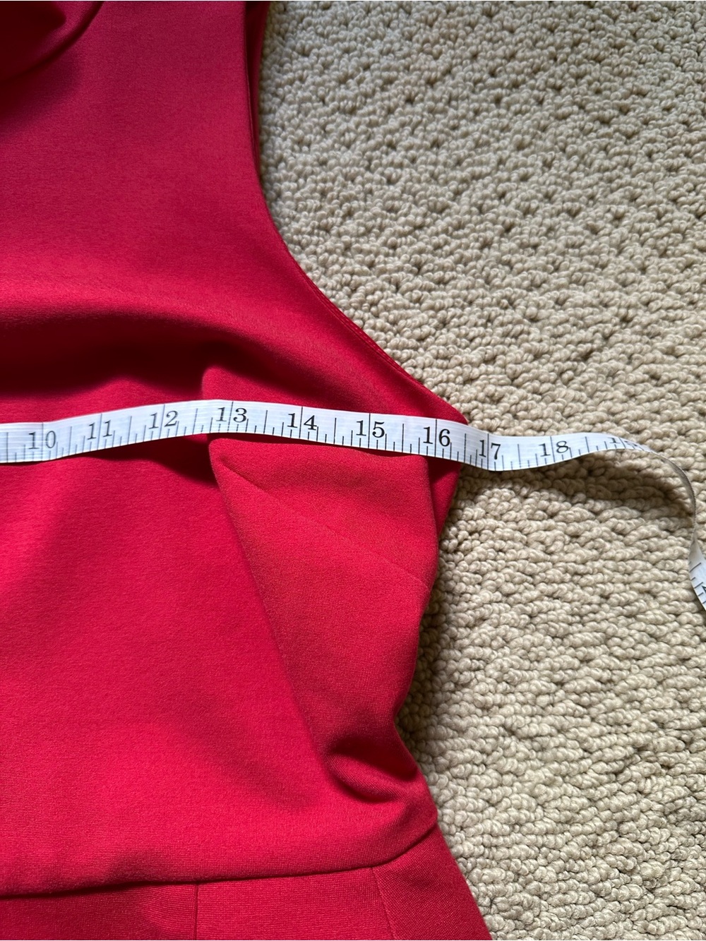 NWT Anthropologie Hutch Red Mock Neck Open Back Cutout Fit & Flare Mini Dress S - Picture 10 of 12